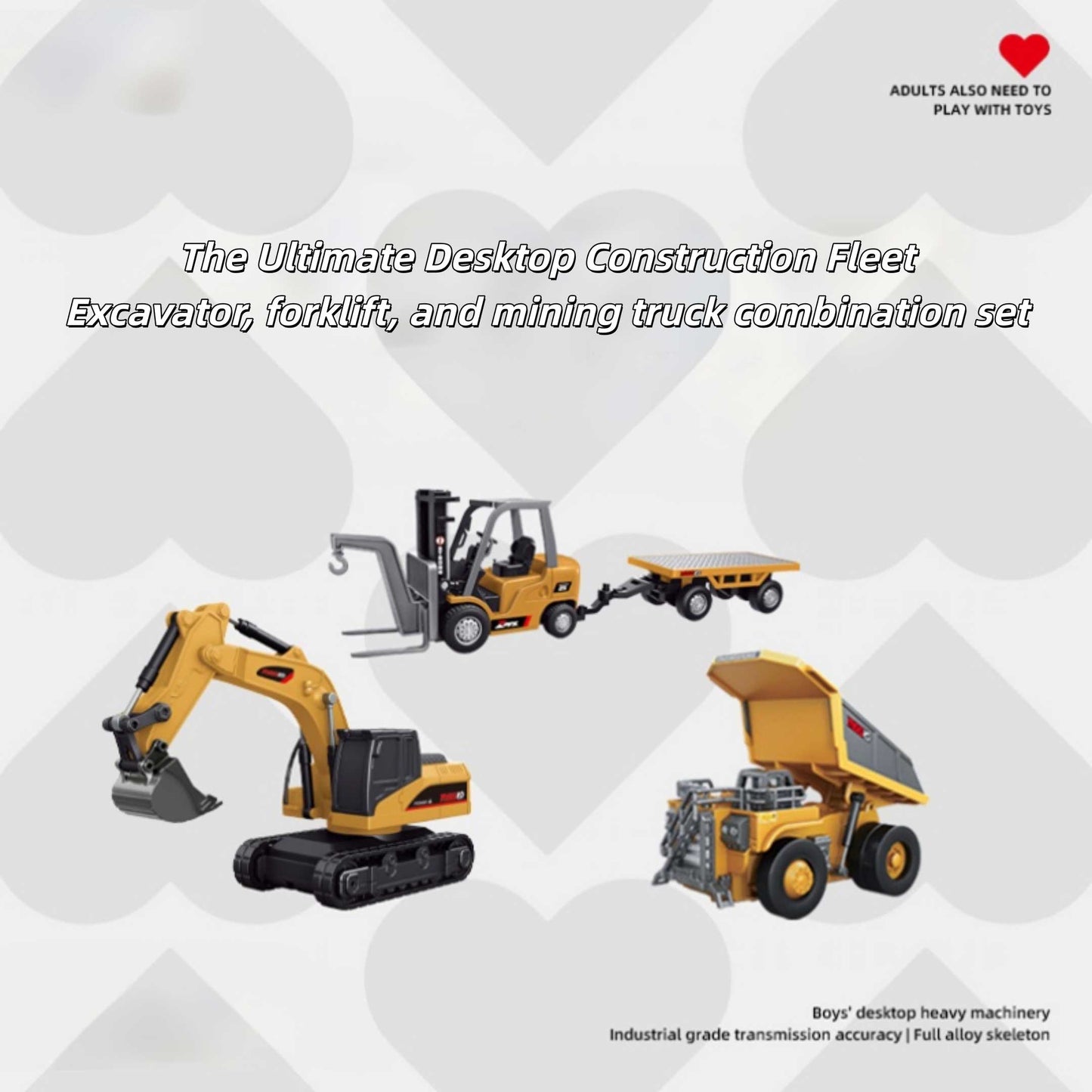 The Ultimate Desktop Construction Fleet: 1:64 Scale Full-Function Alloy RC Engineering Series