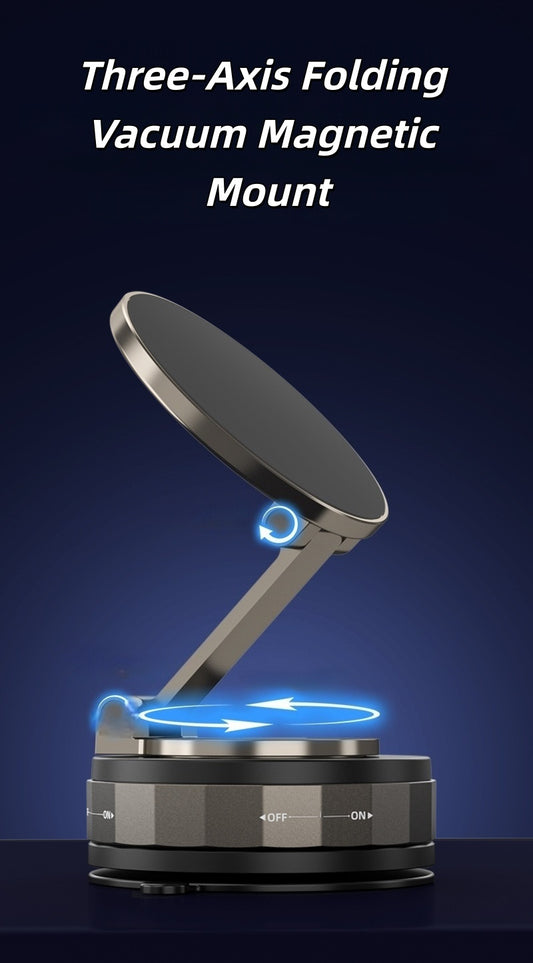 Three-Axis Folding Vacuum Magnetic Mount