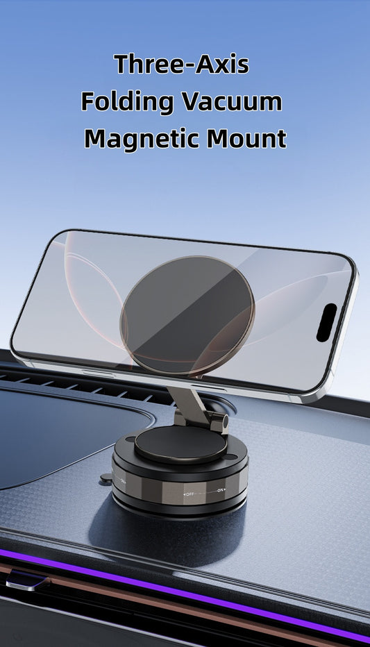 Three-Axis Folding Vacuum Magnetic Mount
